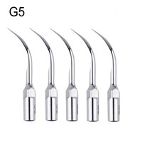 5 sztuk/paczka stomatologiczny skaler ultradźwiękowy skalowanie wskazówka G1 G2 G3 G4 G5 porady Fit EMS dzięcioł rękojeść stomatologia Instrument 6